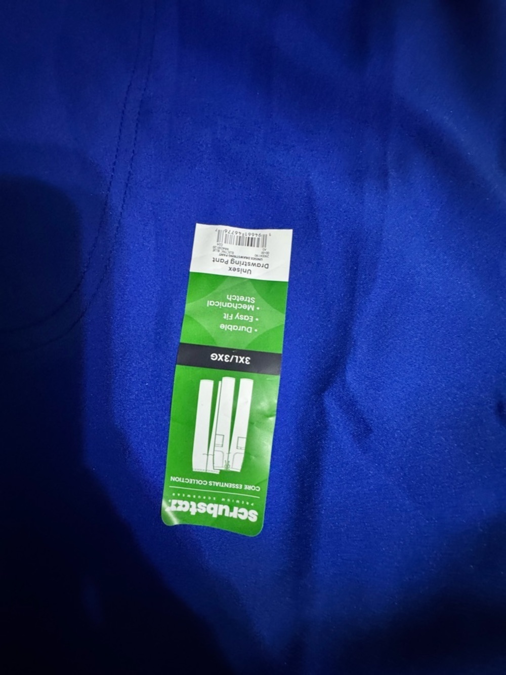 Scrubstar V-Neck Medical Scrub Set in Blue 3X - Picture 7 of 9